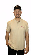 Remera Polo Beige Manga Corta Unisex Axion Shop