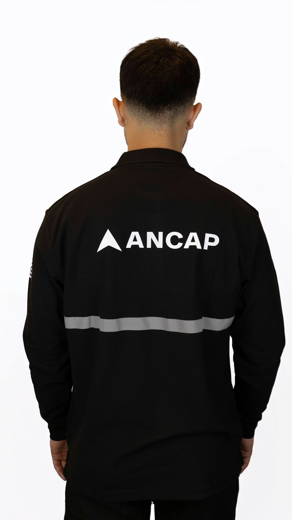 Remera Polo Manga Larga Lubricentro Ancap