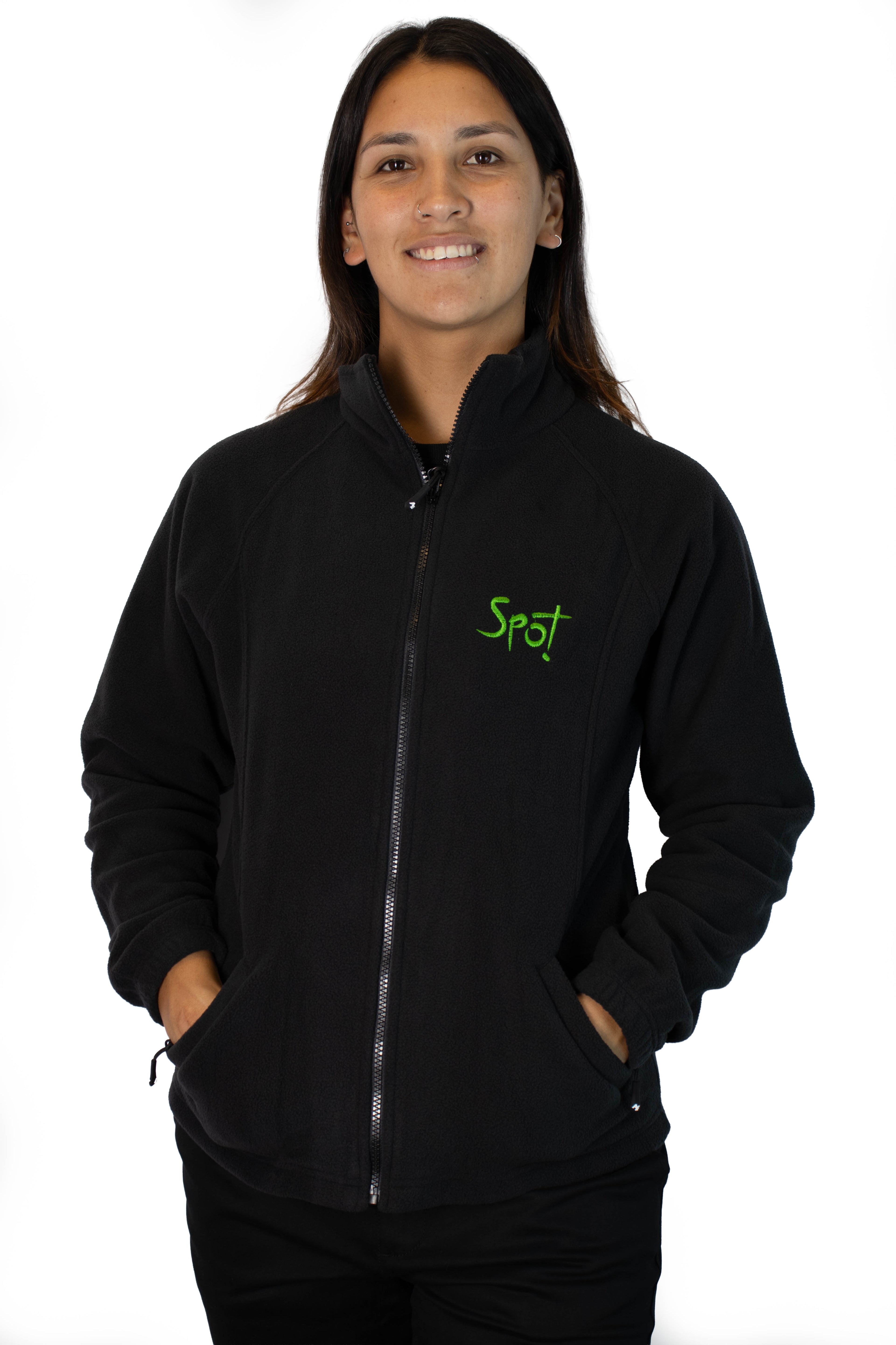 Campera Felpa Algodón Dama Spot