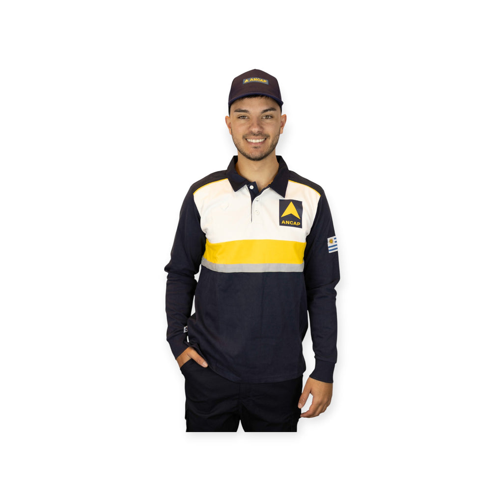 Remera Polo Manga Larga Encargado Pista