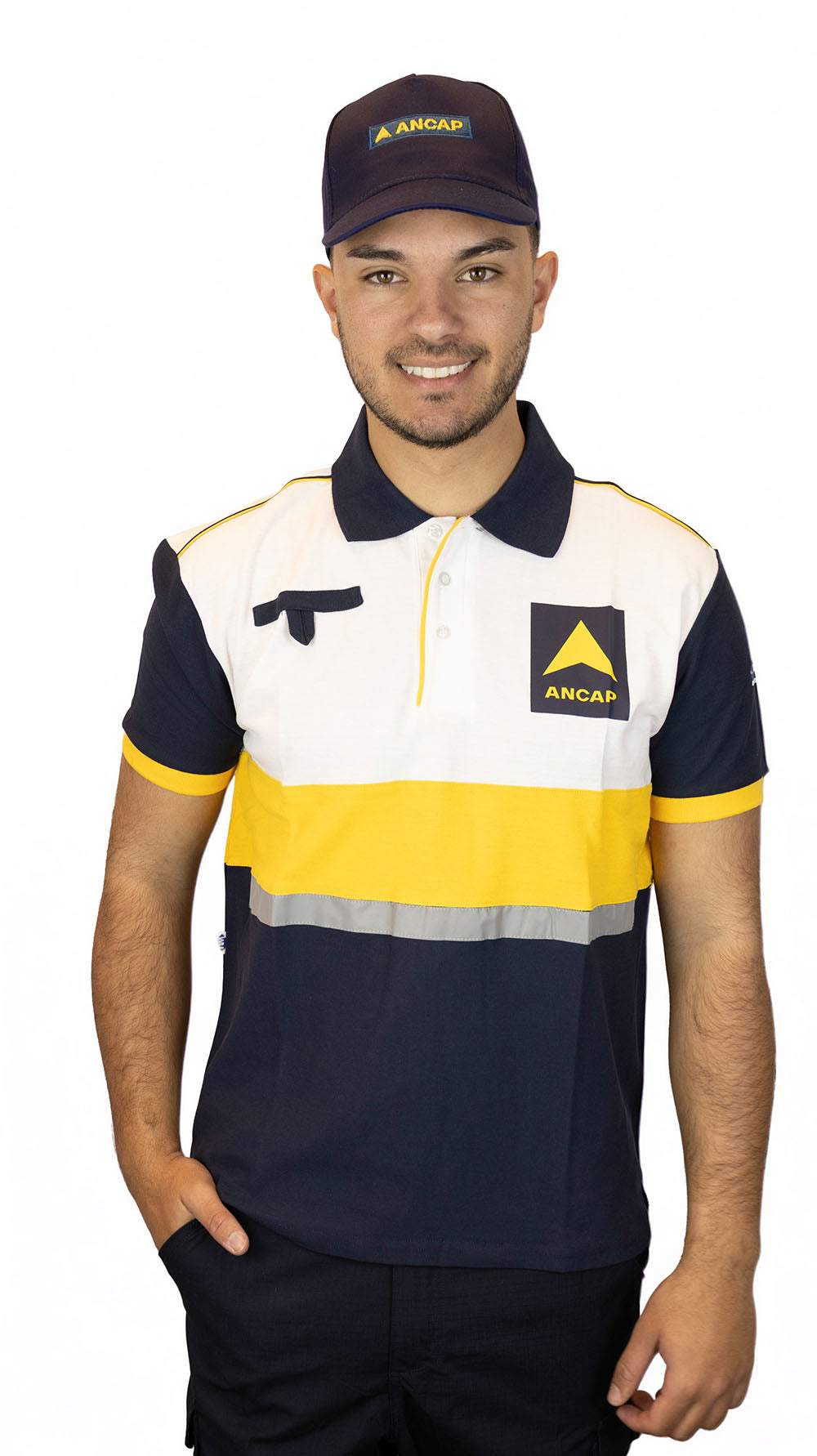 Remera Polo Manga Corta Encargado Pista