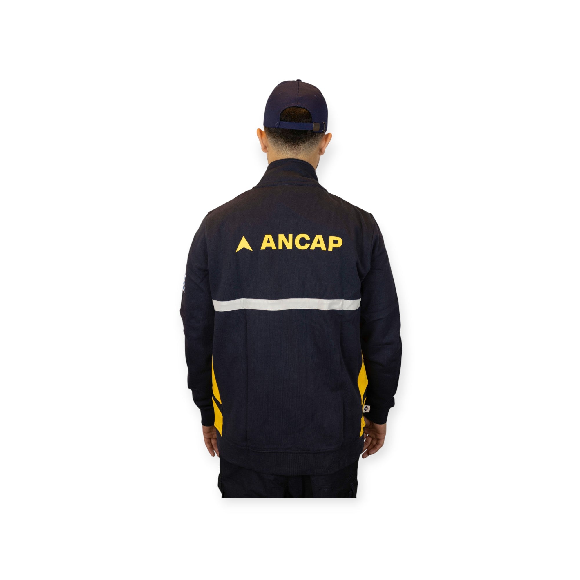 Campera Felpa Algodón Bicolor Pista