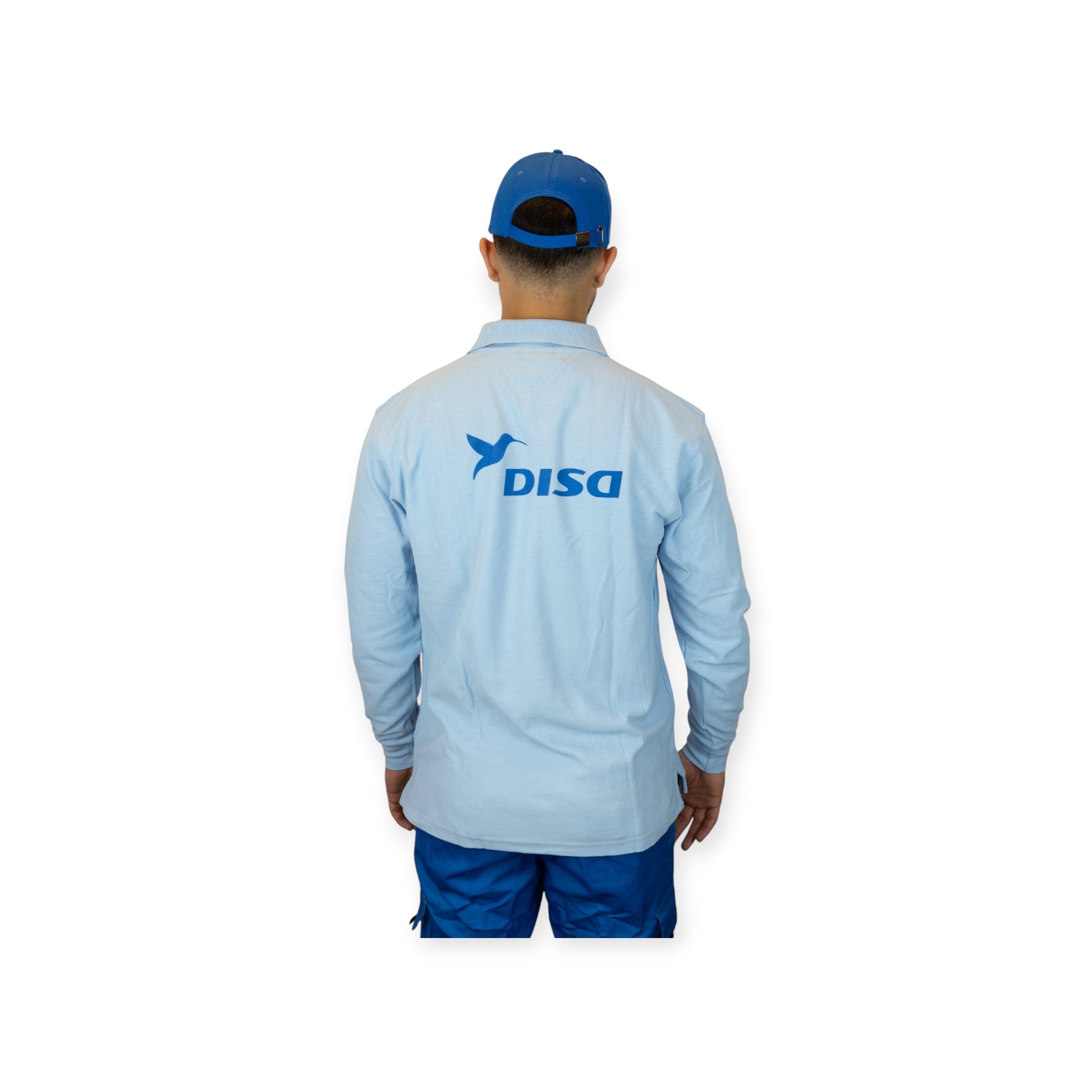 Remera Polo Manga Larga Celeste AUF Pista