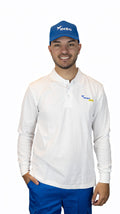 Remera Polo Manga Larga Blanco Disa Shop