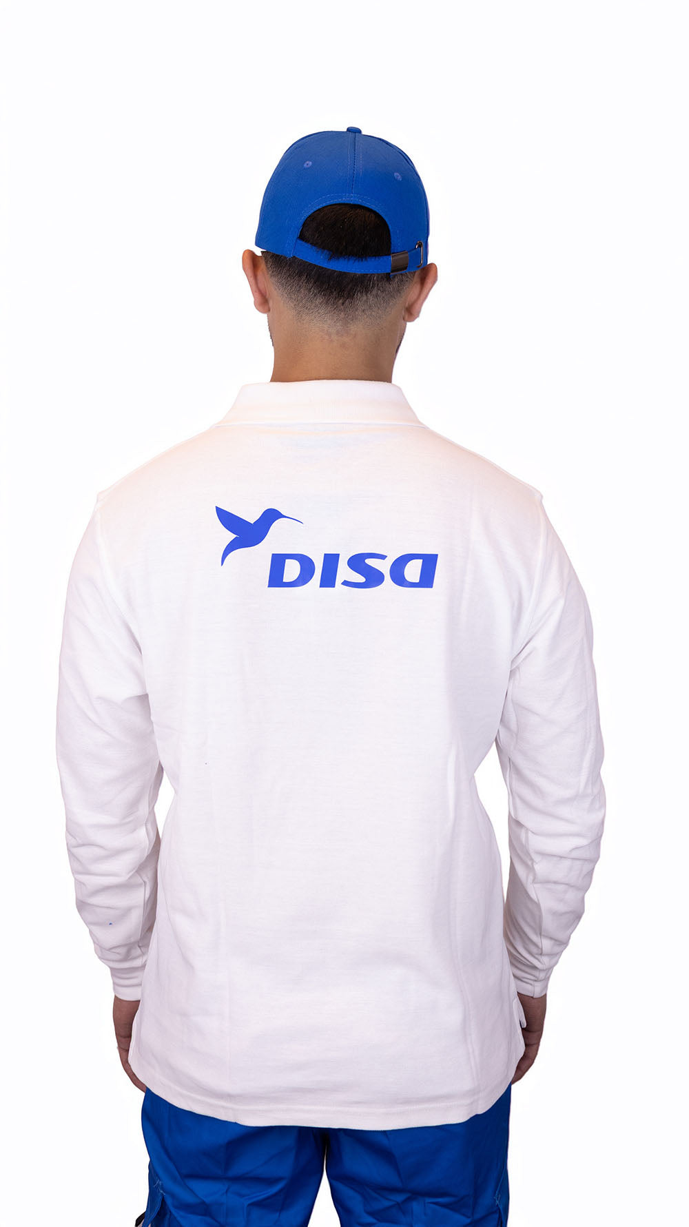 Remera Polo Manga Larga Blanco Disa Shop