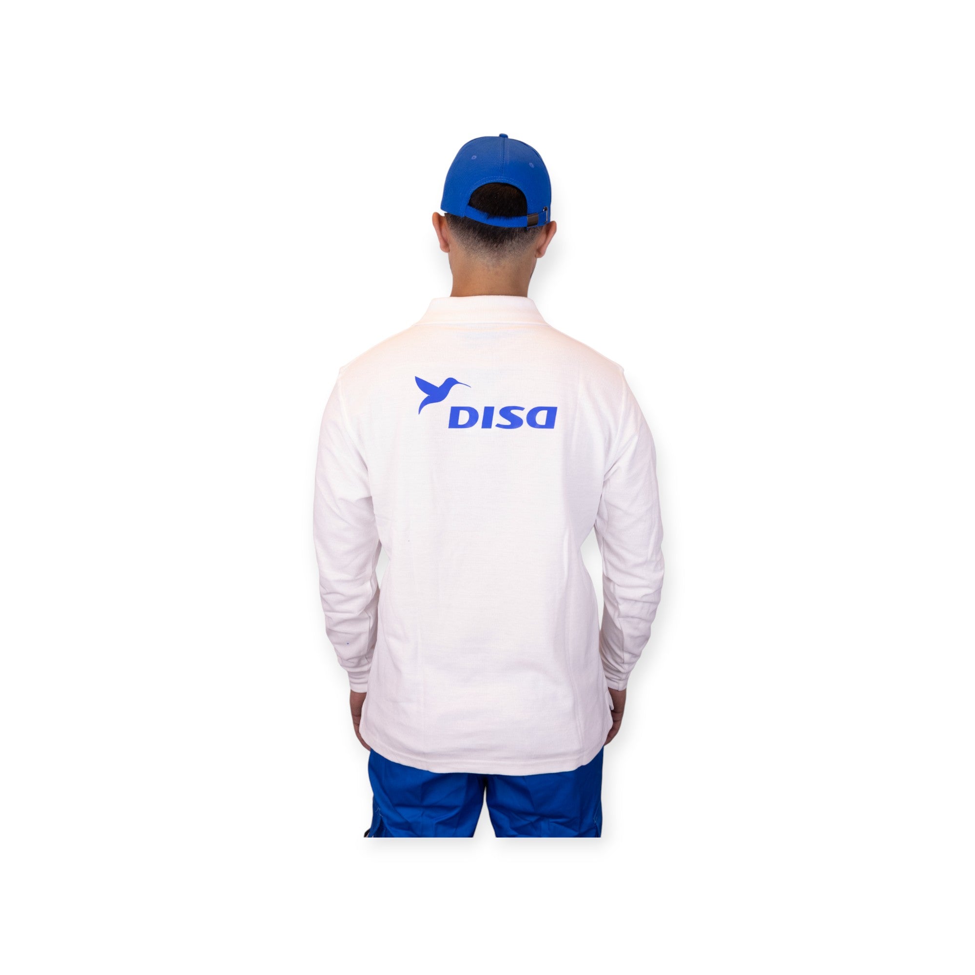 Remera Polo Manga Larga Blanco Disa Shop