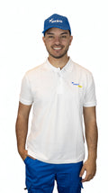 Remera Polo Manga Corta Blanco Disa Shop