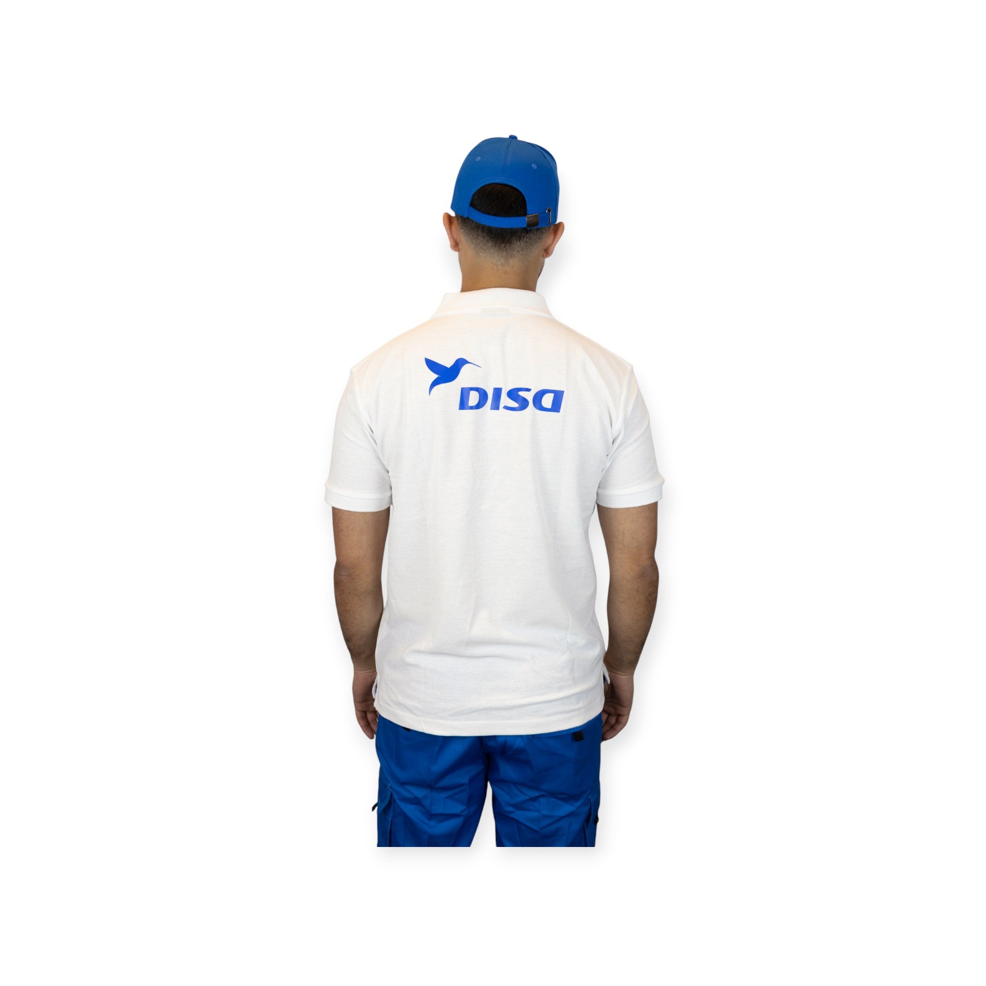 Remera Polo Manga Corta Blanco Disa Shop