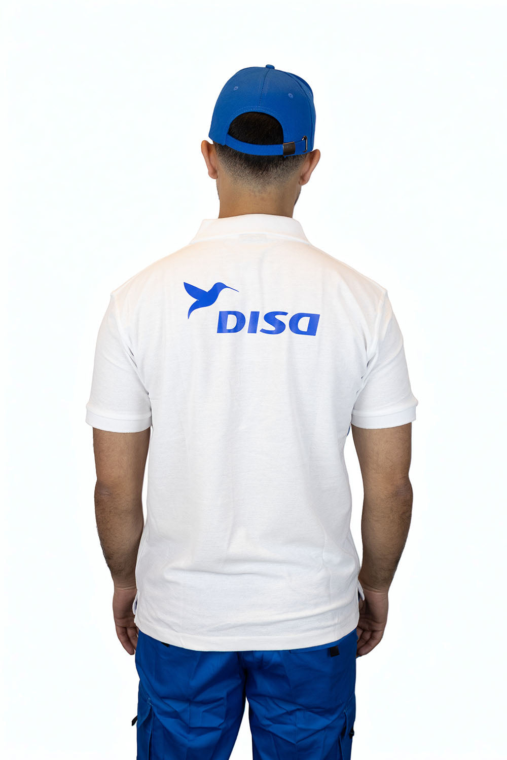 Remera Polo Manga Corta Blanco Disa Shop