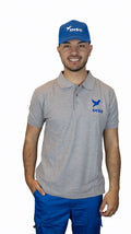 Remera Polo Manga Corta Gris Disa Minimercado