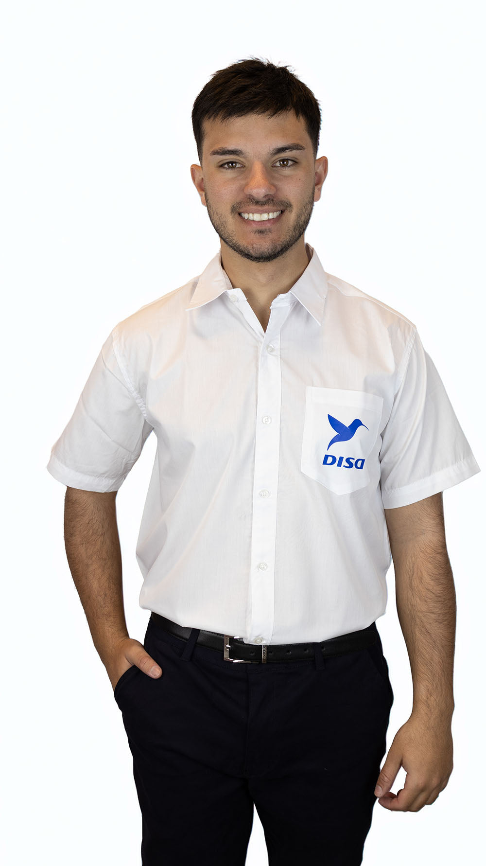 Camisa Blanca Manga Corta Supervisor Pista Disa